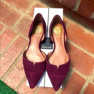 Vince Camuto Dolce Vita Suede D’Orsay Flats 6.5